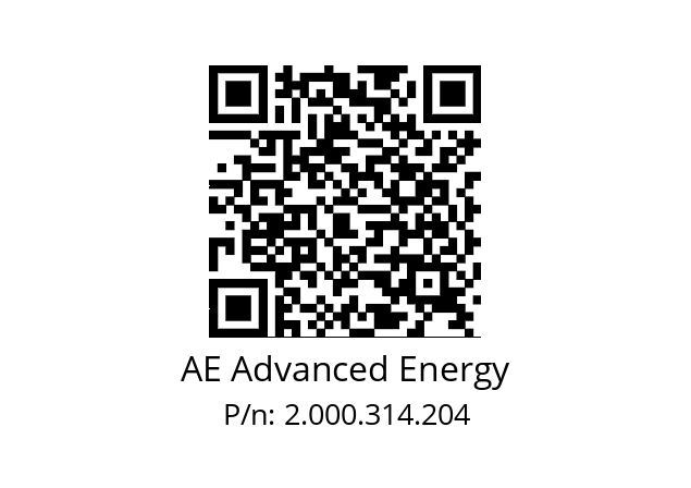   AE Advanced Energy 2.000.314.204