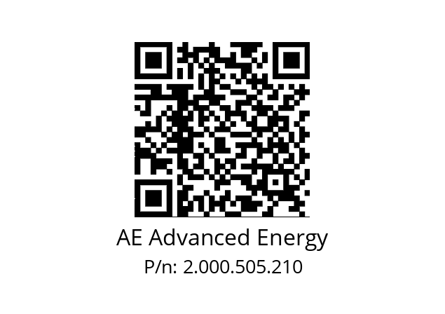   AE Advanced Energy 2.000.505.210