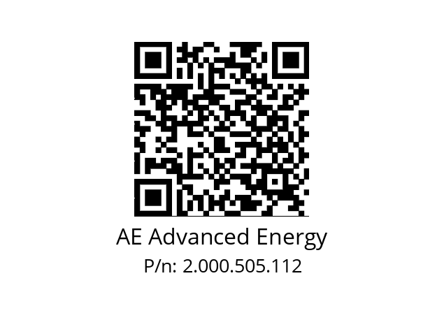   AE Advanced Energy 2.000.505.112