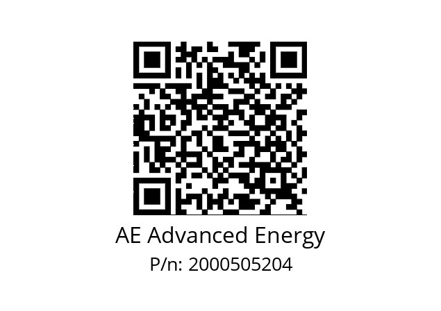   AE Advanced Energy 2000505204