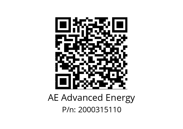   AE Advanced Energy 2000315110