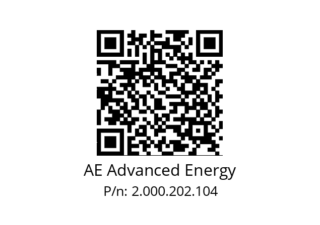   AE Advanced Energy 2.000.202.104