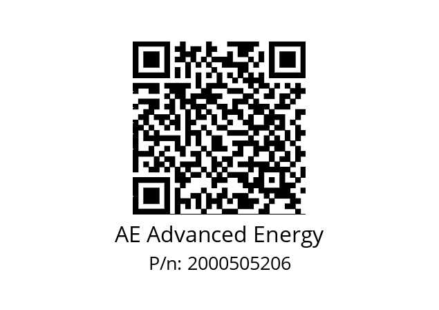   AE Advanced Energy 2000505206