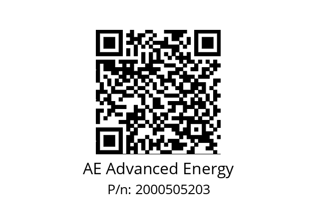   AE Advanced Energy 2000505203