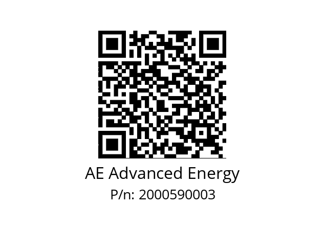   AE Advanced Energy 2000590003