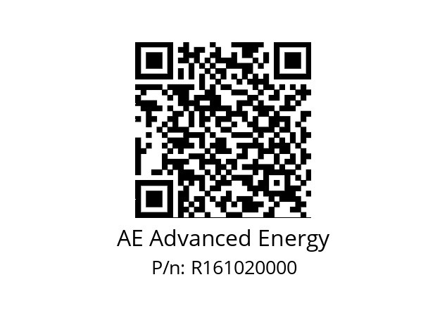   AE Advanced Energy R161020000