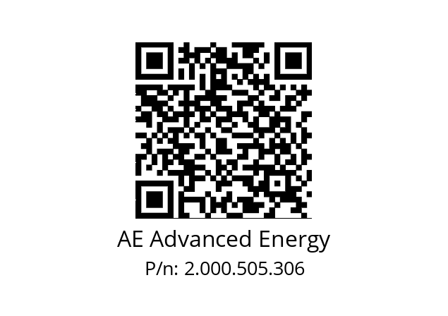   AE Advanced Energy 2.000.505.306