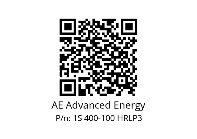   AE Advanced Energy 1S 400-100 HRLP3