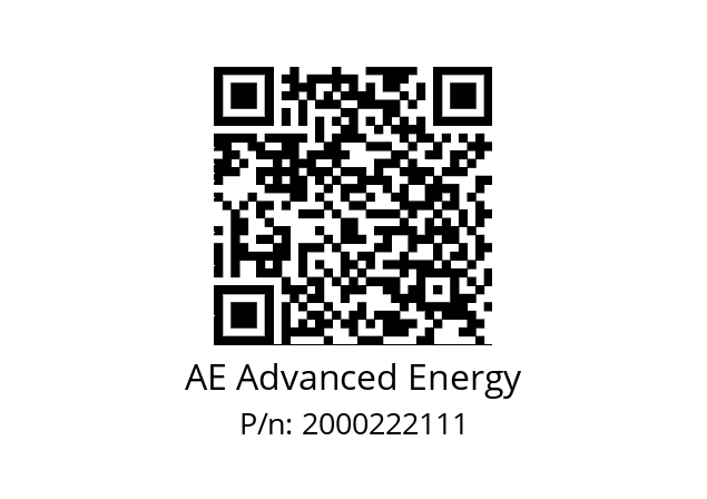   AE Advanced Energy 2000222111