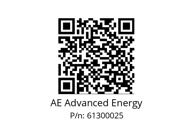   AE Advanced Energy 61300025