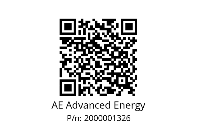   AE Advanced Energy 2000001326