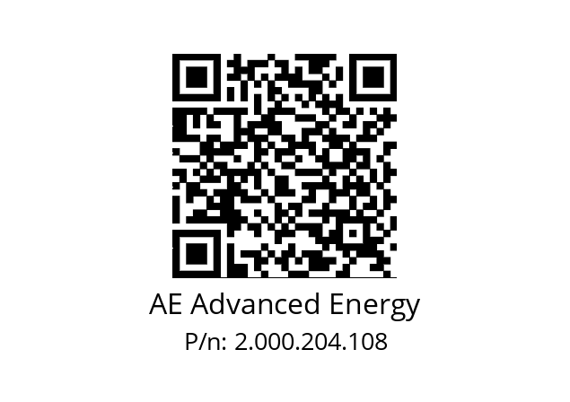   AE Advanced Energy 2.000.204.108