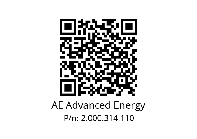   AE Advanced Energy 2.000.314.110