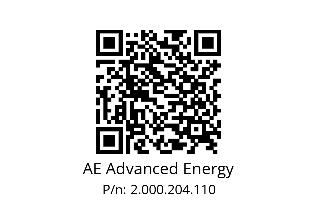   AE Advanced Energy 2.000.204.110