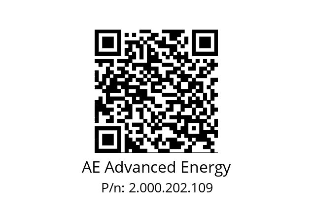   AE Advanced Energy 2.000.202.109