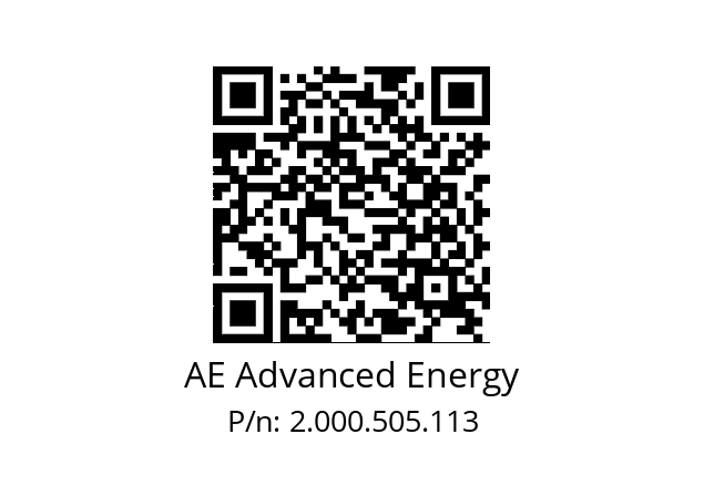   AE Advanced Energy 2.000.505.113