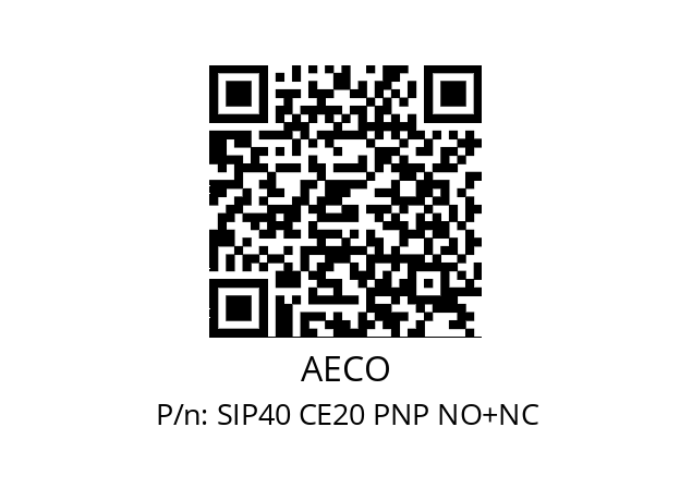   AECO SIP40 CE20 PNP NO+NC