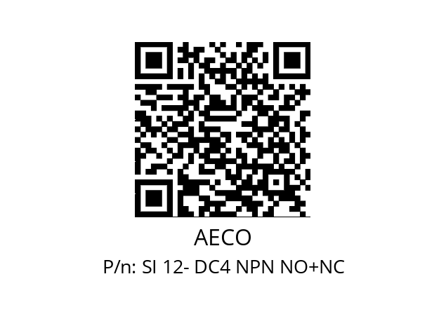   AECO SI 12- DC4 NPN NO+NC