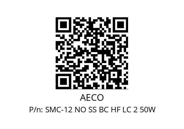   AECO SMC-12 NO SS BC HF LC 2 50W