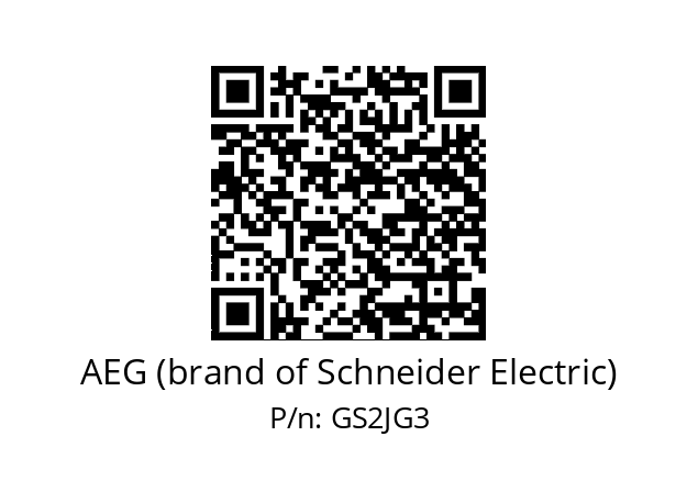   AEG (brand of Schneider Electric) GS2JG3