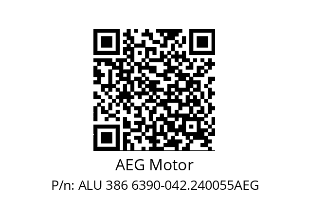   AEG Motor ALU 386 6390-042.240055AEG