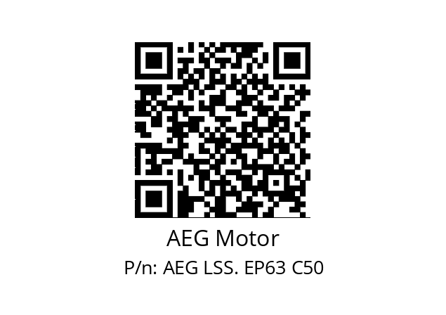   AEG Motor AEG LSS. EP63 C50