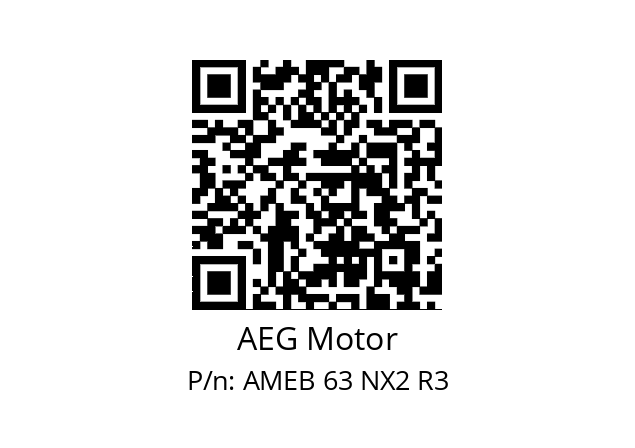   AEG Motor AMEB 63 NX2 R3