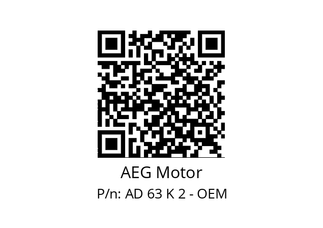   AEG Motor AD 63 K 2 - OEM