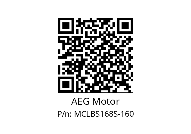   AEG Motor MCLBS168S-160