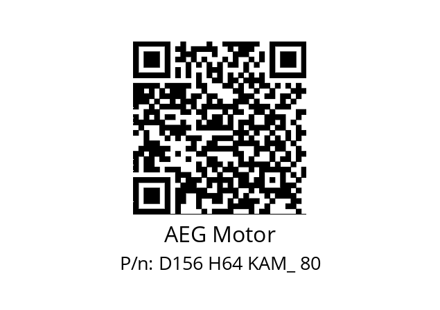   AEG Motor D156 H64 KAM_ 80