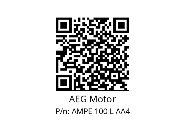   AEG Motor AMPE 100 L AA4