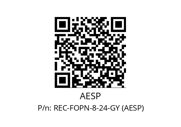   AESP REC-FOPN-8-24-GY (AESP)