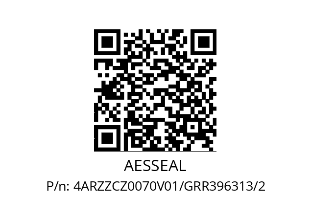   AESSEAL 4ARZZCZ0070V01/GRR396313/2