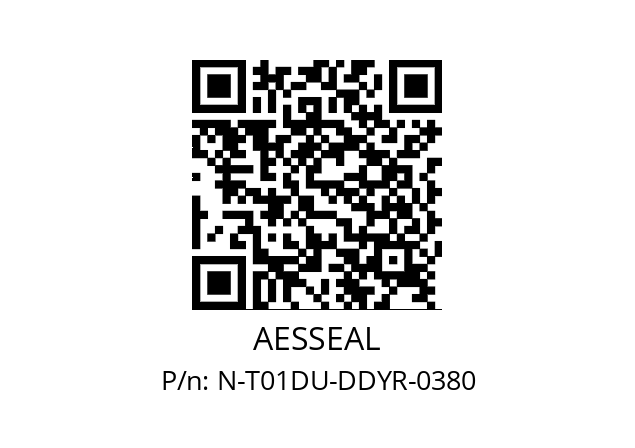   AESSEAL N-T01DU-DDYR-0380