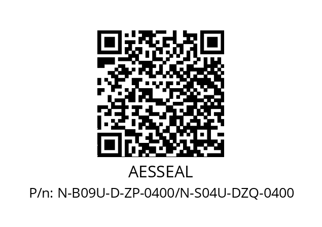   AESSEAL N-B09U-D-ZP-0400/N-S04U-DZQ-0400