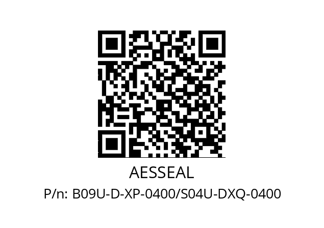   AESSEAL B09U-D-XP-0400/S04U-DXQ-0400