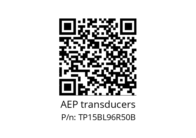   AEP transducers TP15BL96R50B