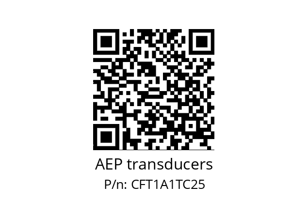   AEP transducers CFT1A1TC25