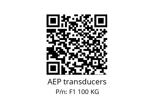   AEP transducers F1 100 KG