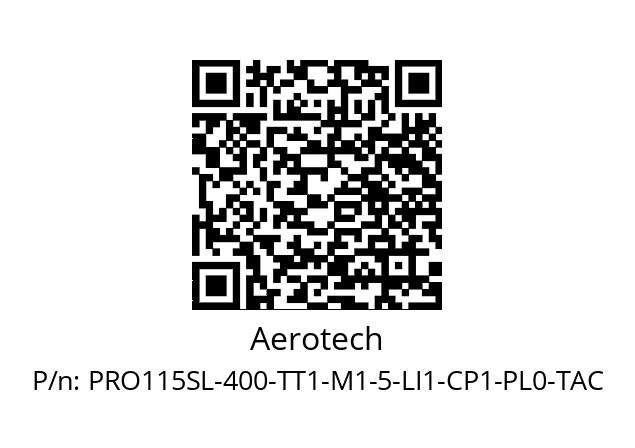   Aerotech PRO115SL-400-TT1-M1-5-LI1-CP1-PL0-TAC