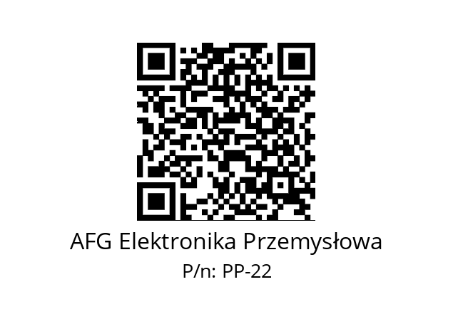   AFG Elektronika Przemysłowa PP-22