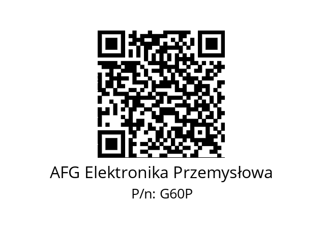   AFG Elektronika Przemysłowa G60P