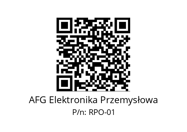   AFG Elektronika Przemysłowa RPO-01