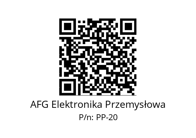   AFG Elektronika Przemysłowa PP-20