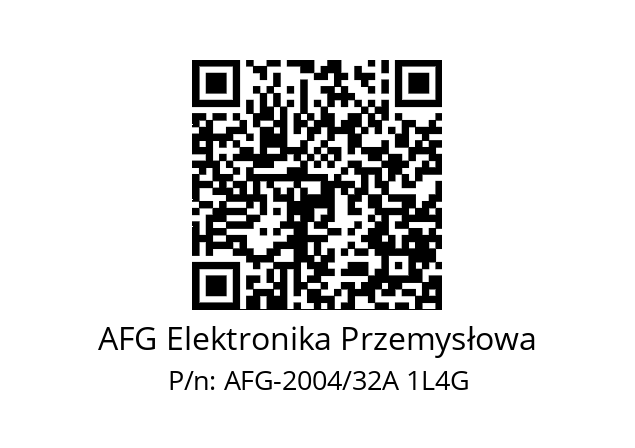   AFG Elektronika Przemysłowa AFG-2004/32A 1L4G