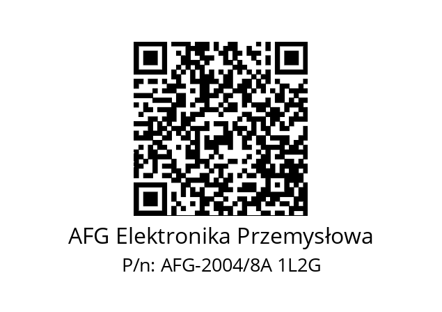   AFG Elektronika Przemysłowa AFG-2004/8A 1L2G