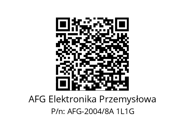   AFG Elektronika Przemysłowa AFG-2004/8A 1L1G