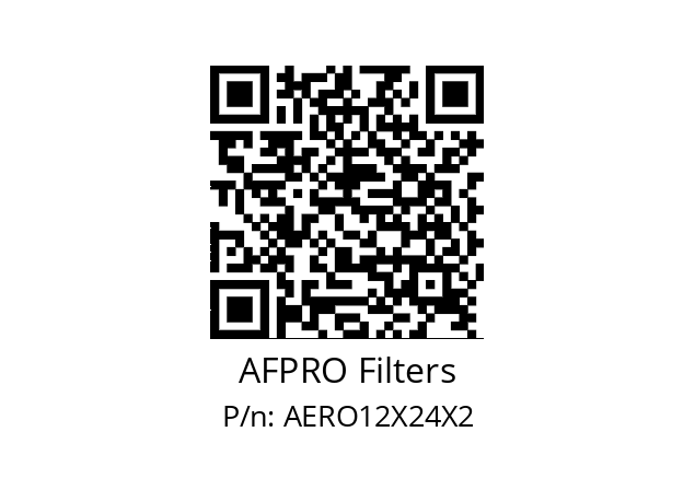   AFPRO Filters AERO12X24X2