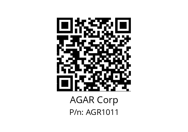   AGAR Corp AGR1011