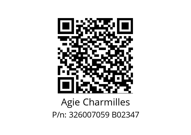   Agie Charmilles 326007059 B02347